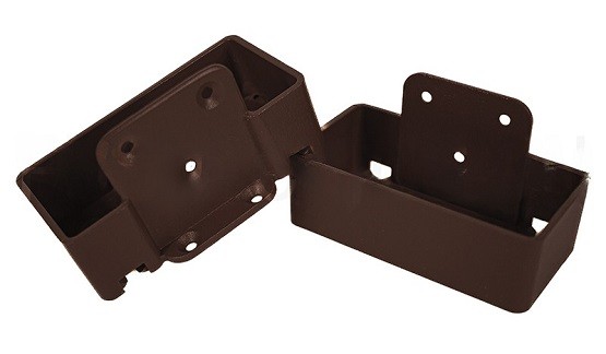 Крепление перил прямое из алюминия GardenParkett Венге купить в Пустошке