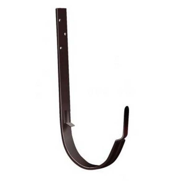 Водосток Grand Line 125x90 – Кронштейн длинный RAL 8017 купить в Пустошке