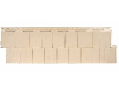 Фасадная панель T-Сайдинг-Щепа пихта ЭКО-1 Желтый купить в Пустошке