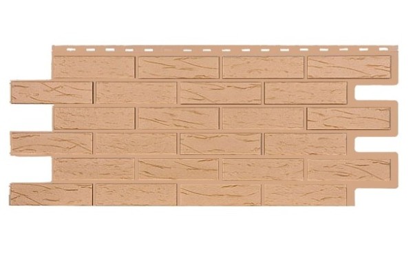 Фасадная панель T-Siding Кирпич Саман Эко Крем купить в Пустошке