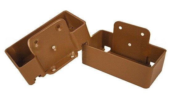 Крепление перил прямое из алюминия GardenParkett Орех купить в Пустошке