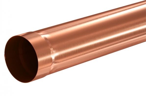 Водосток Aquasistem, система 125x90 - Водосточная труба 3 метра медная купить в Пустошке