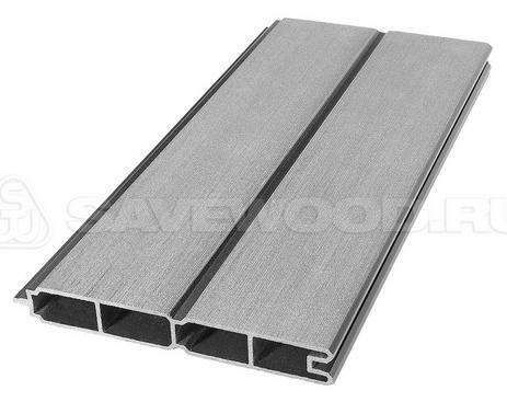 Заборный профиль из ДПК Savewood SW Agger матовый пепельный купить в Пустошке