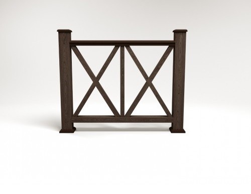 Ограждение из ДПК FG7 венге купить в Пустошке